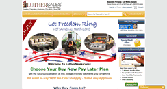 Desktop Screenshot of luthersales.com