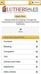 Mobile Screenshot of luthersales.com